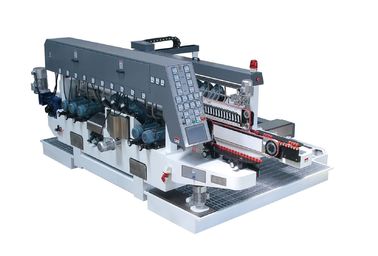 45 Angle Auto Double Glass Edging Machine With 2 Sets Servo Motors , high speed supplier