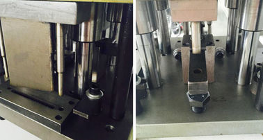 Single Head Aluminum Window Machine , Stainless Steel Hole Pneumatic Punching Machine supplier