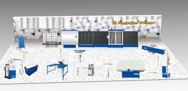Double Insulating Glass Production Line 1 Year Warranty , Speed 50m / min supplier