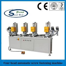 Reinforcement Fixing PVC Plastic Window Machine , Steel Strengthen UPVC Window Machinery supplier