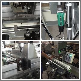 Two Axis Automatic Slot CNC Router Milling Machine , Vinyl Window Door Machinery 30mm Slot Depth supplier