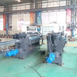 Glass Flat Edger & Variable Miter Double Glazing Machinery 20.3kw 10 Spindles supplier