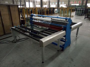 CE Double Glazing Equipment / Mirror Glass Protective Film Laminating Machine With Cutter supplier