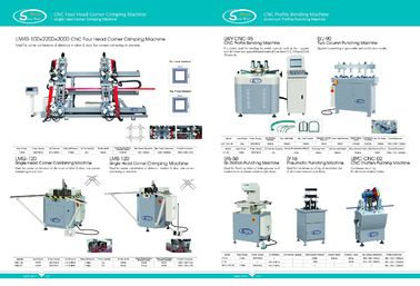 Single Head Aluminum Window Corner Crimping Machine , Hydraulic Crimping Machine supplier