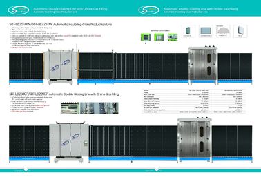 Vertical Insulating Glass Production Line , Low - e Double Glazing Equipment supplier