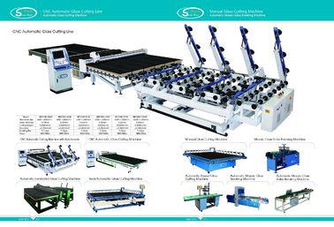 Semi Automatic Glass Cutting Machine With Plc Control,Glass Cutting Machine,Glass Cutting Line supplier